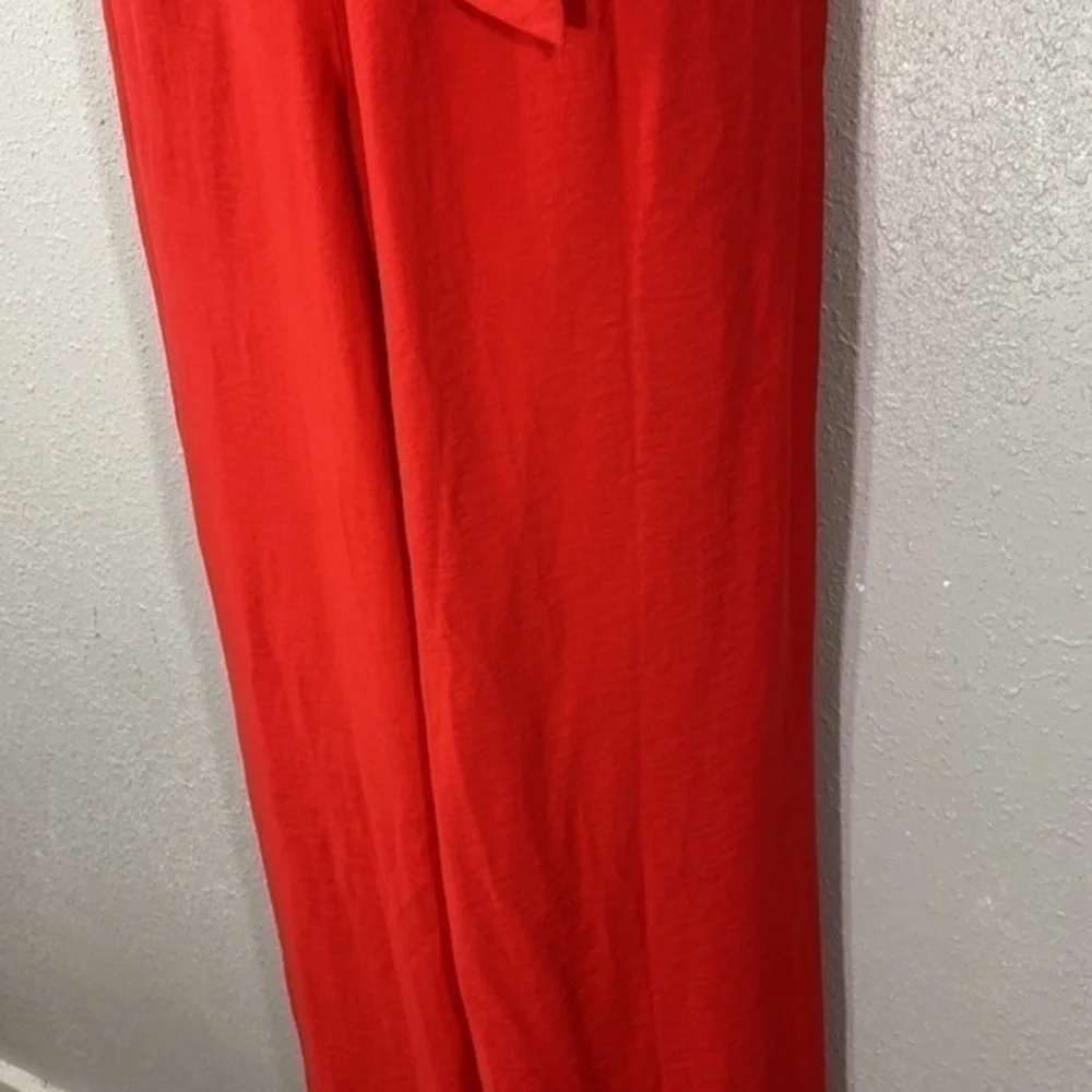 NWT Cece Cherry Rose Scalloped Halter Neck Jumpsuit Medium M